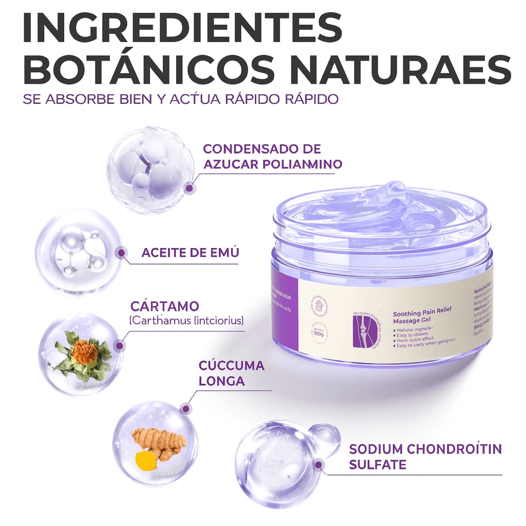 AlivioMax™ | Gel con Aceite de Emú para Alivio Rápido del Dolor Articular