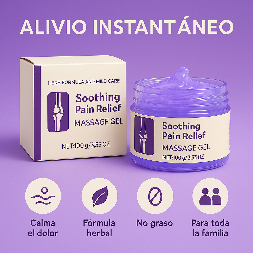 AlivioMax™ | Gel con Aceite de Emú para Alivio Rápido del Dolor Articular