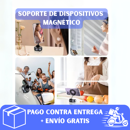 SOPORTE MAGNÉTICO PREMIUM GIRO 360° PARA DISPOSITIVOS
