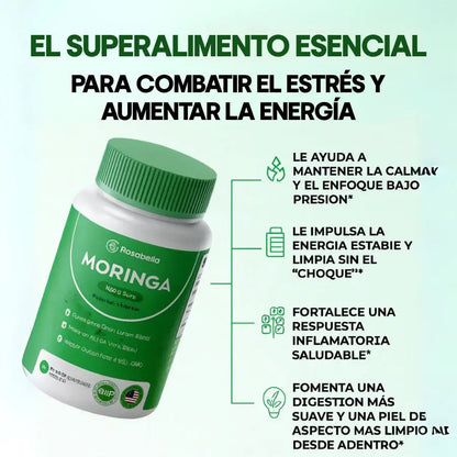 Moringa SlimFit™  | Controla tu peso, equilibra el cortisol y potencia tu energía 💚