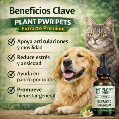 PLANT PWR® GOTAS PREMIUM PARA MASCOTAS
