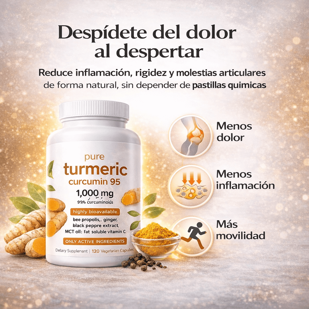 Turmeric Curcumin | El antiinflamatorio natural más potente