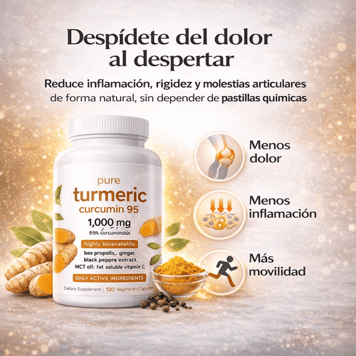 Turmeric Curcumin | El antiinflamatorio natural más potente