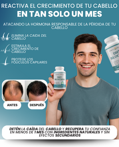 RenovaCapil™ Bloqueador de DHT | Adiós a la caída! Y recupera tu cabello en tan solo 4 Semanas