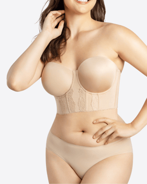STRAPLESS PREMIUM MOLDEA FIGURA ❤️  8 BROCHES CON 4 NIVELES DE AJUSTE ❤️