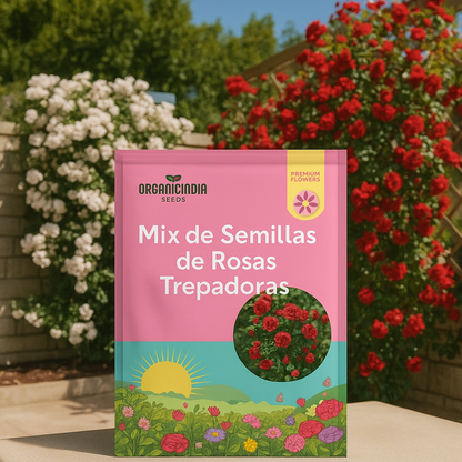 200 SEMILLAS DE ROSAS AROMÁTICAS TREPADORAS + GUIA PASO A PASO PARA CULTIVAR
